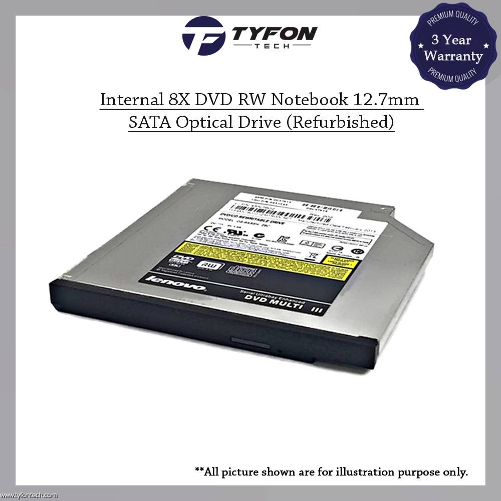 Internal 8X DVD RW Notebook 12.7mm SATA Optical Drive