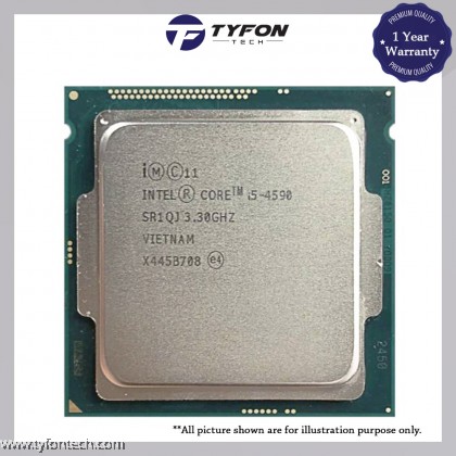 Intel Core i5-4590 Desktop Processor (6M Cache, up to 3.30 GHz) (Refurbished)