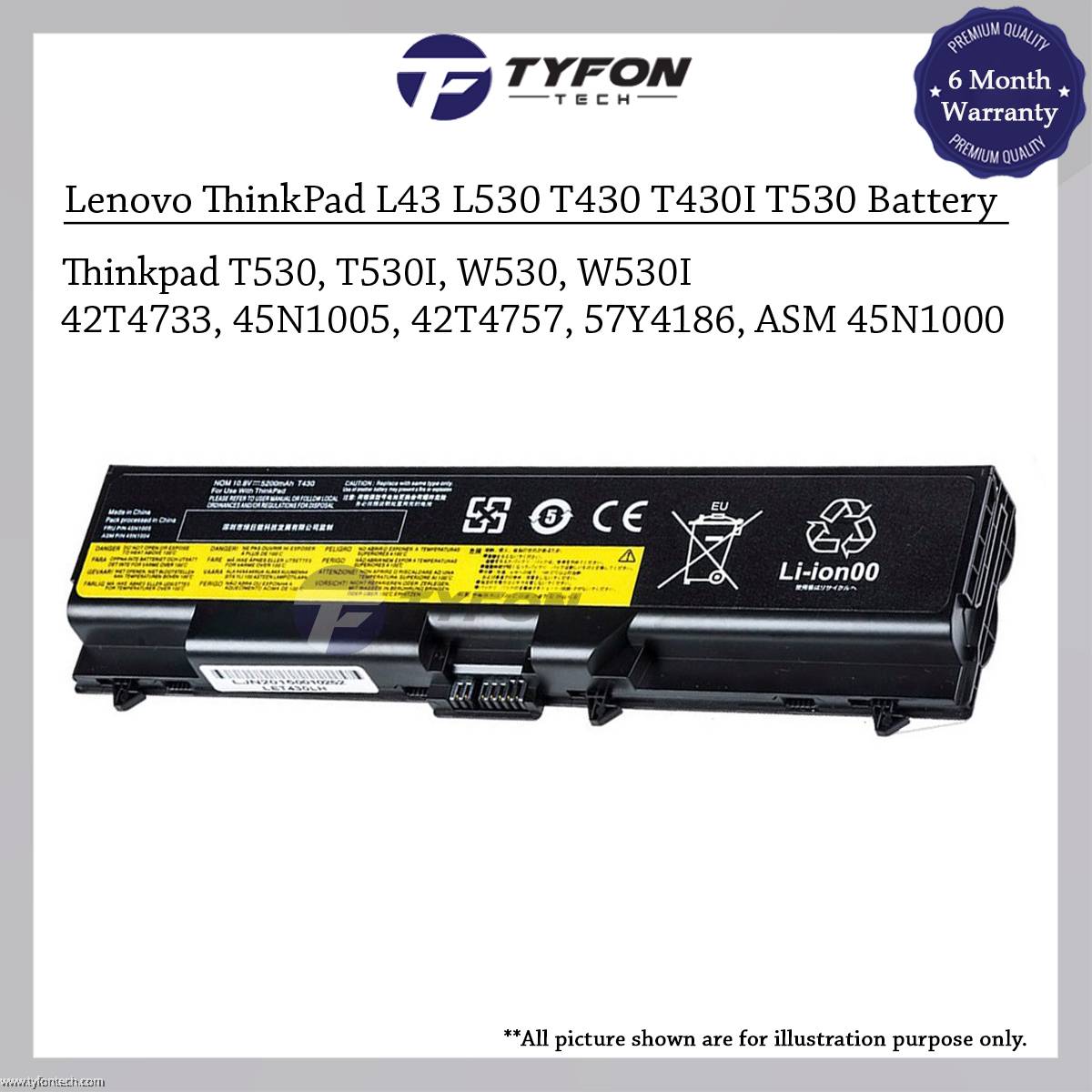 Lenovo ThinkPad T440P T540P L540 W540 L440 Compatible Laptop