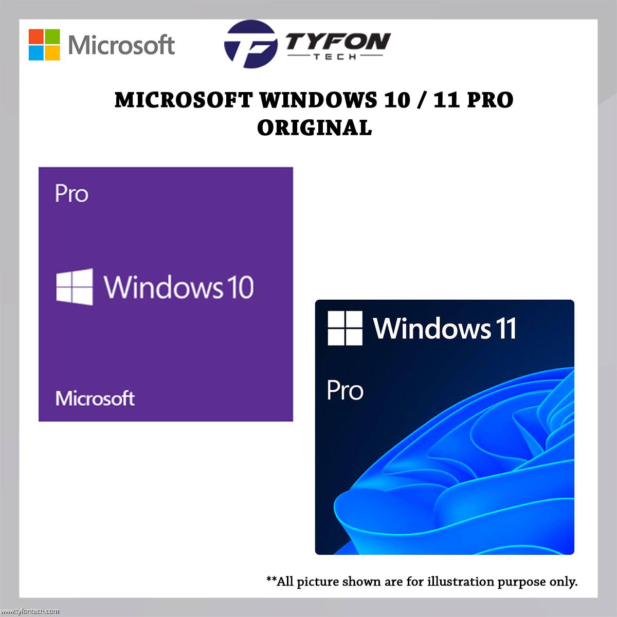 Microsoft Windows 10 / 11 Pro English 64-bit [ORIGINAL]