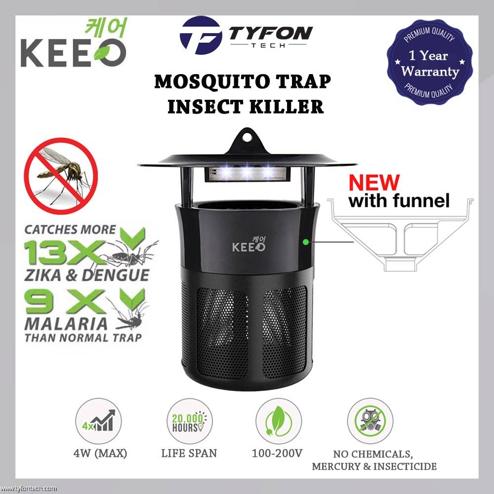 KEEO MOSCLEAN IS1 1 UV LED Mosquito & Insect Trap MQHN (Black)