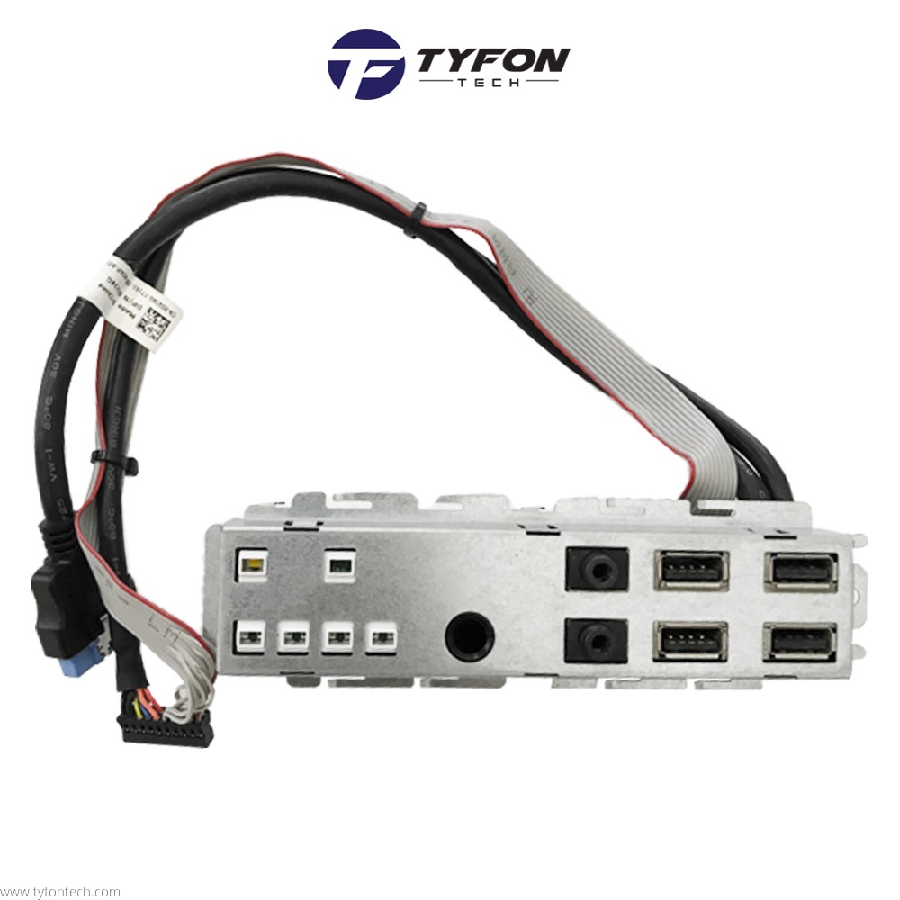 Dell Optiplex 7010 9010 SFF Desktop Front I/O Panel USB Audio LED Assembly 0GVJ4G (Refurbished)