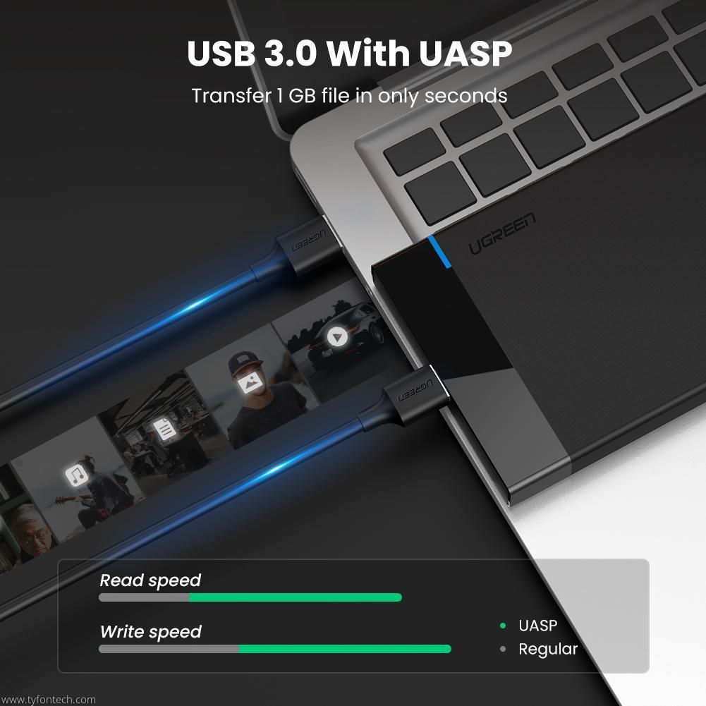 UGREEN USB 3.0 to SATA III External Hard Disk Drive Enclosure