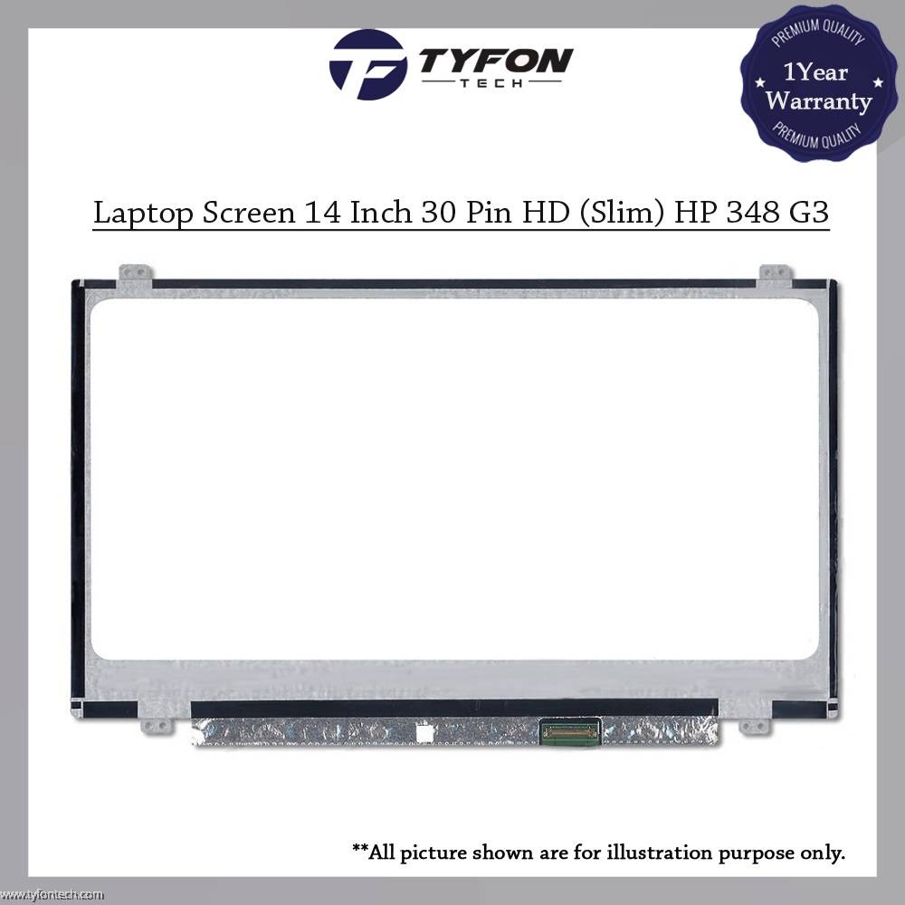 Laptop Screen 14 Inch 30 Pin Hd Slim Hp 348 G3