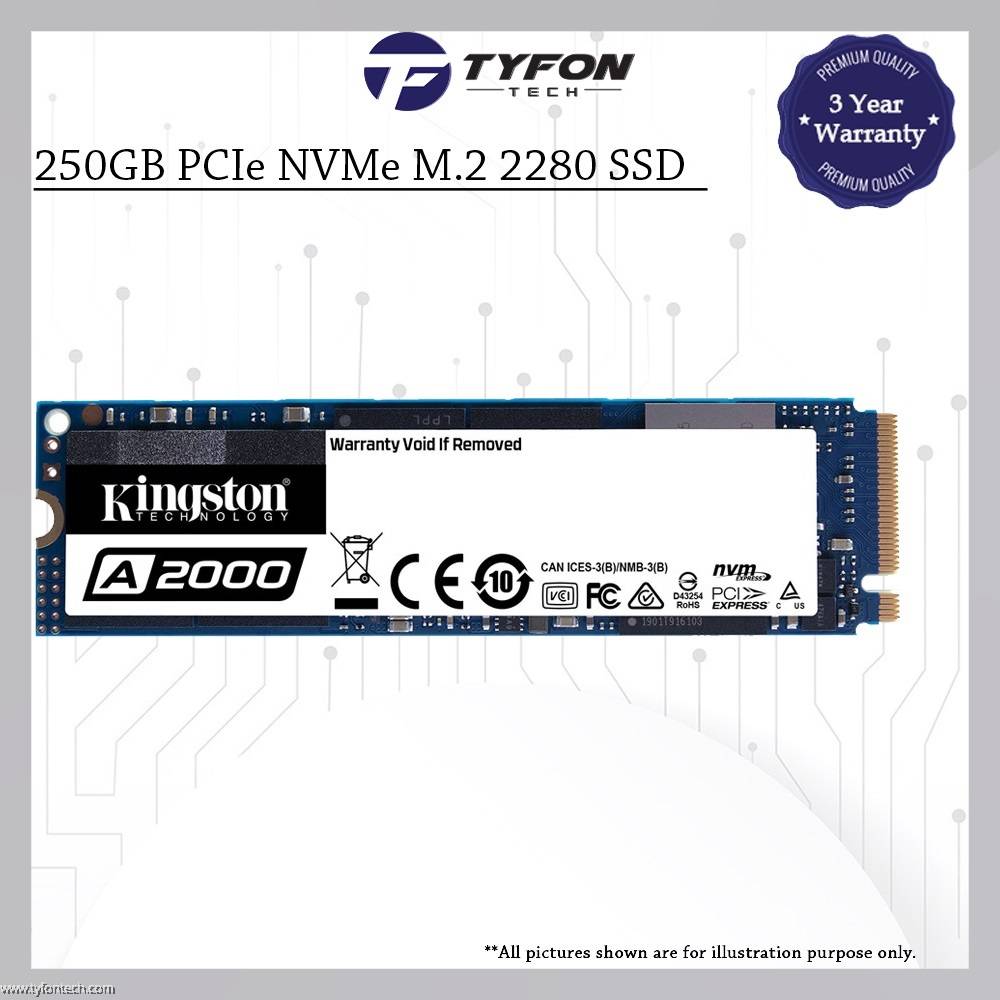 Kingston A2000 Kingston Ssd Driver Kingston A2000 250GB PCIe NVMe