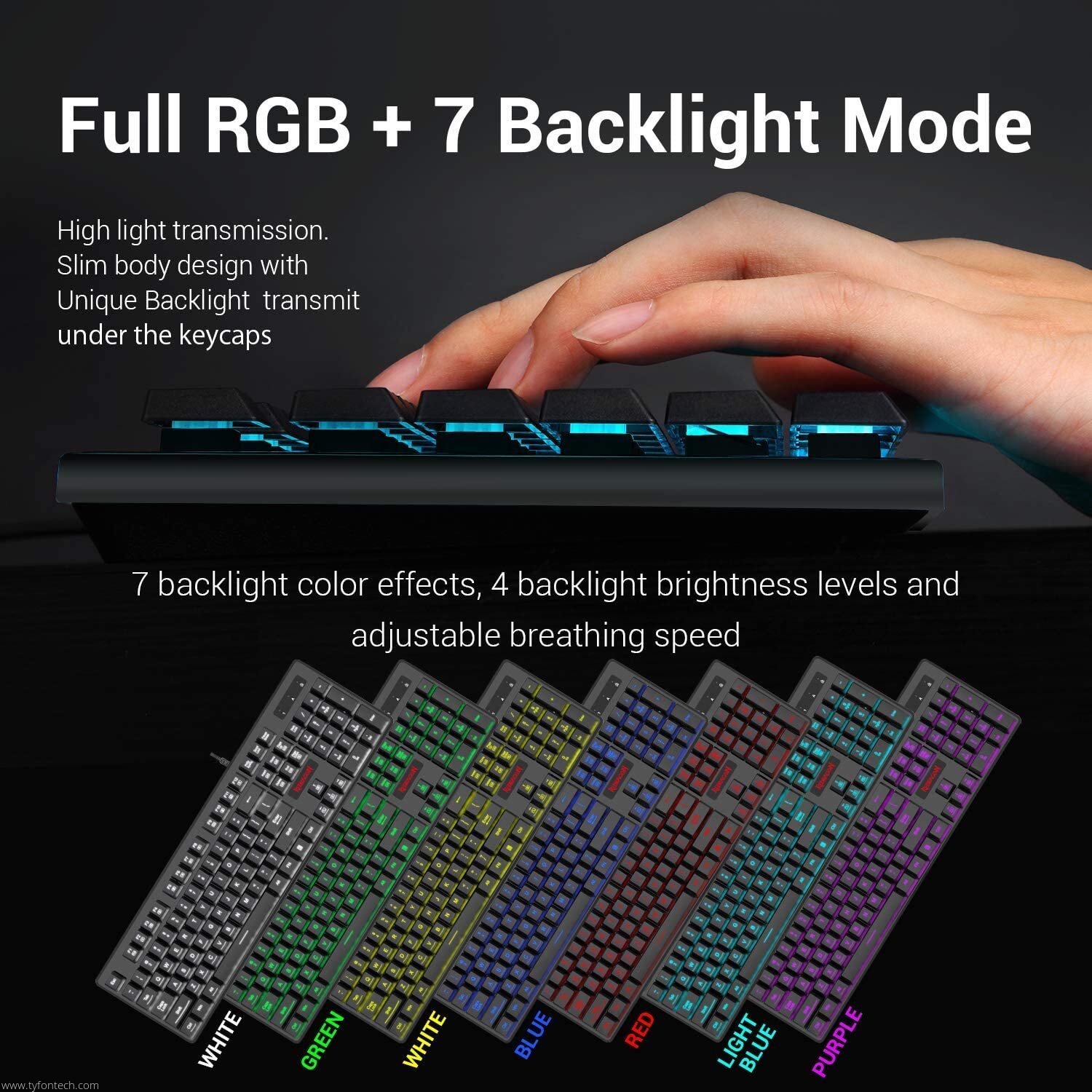The Redragon S107 Gaming Essential 3IN1 SET Gaming Keyboard Mouse