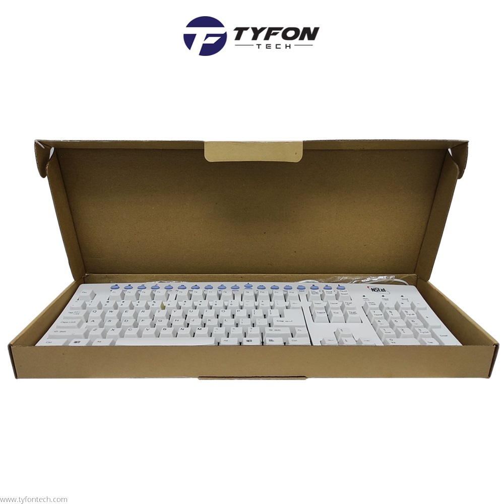 PS/2 Multimedia Keyboard (White)