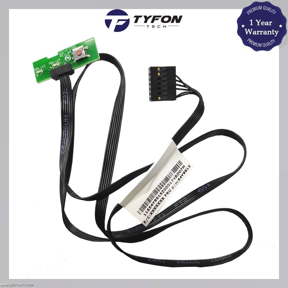 Lenovo Thinkcentre Edge 72 73 72E E73 M70e Power Button Switch LED