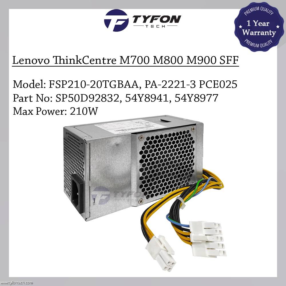 Lenovo ThinkCentre M700 M800 M900 M4600S SFF Power Supply PSU 210W