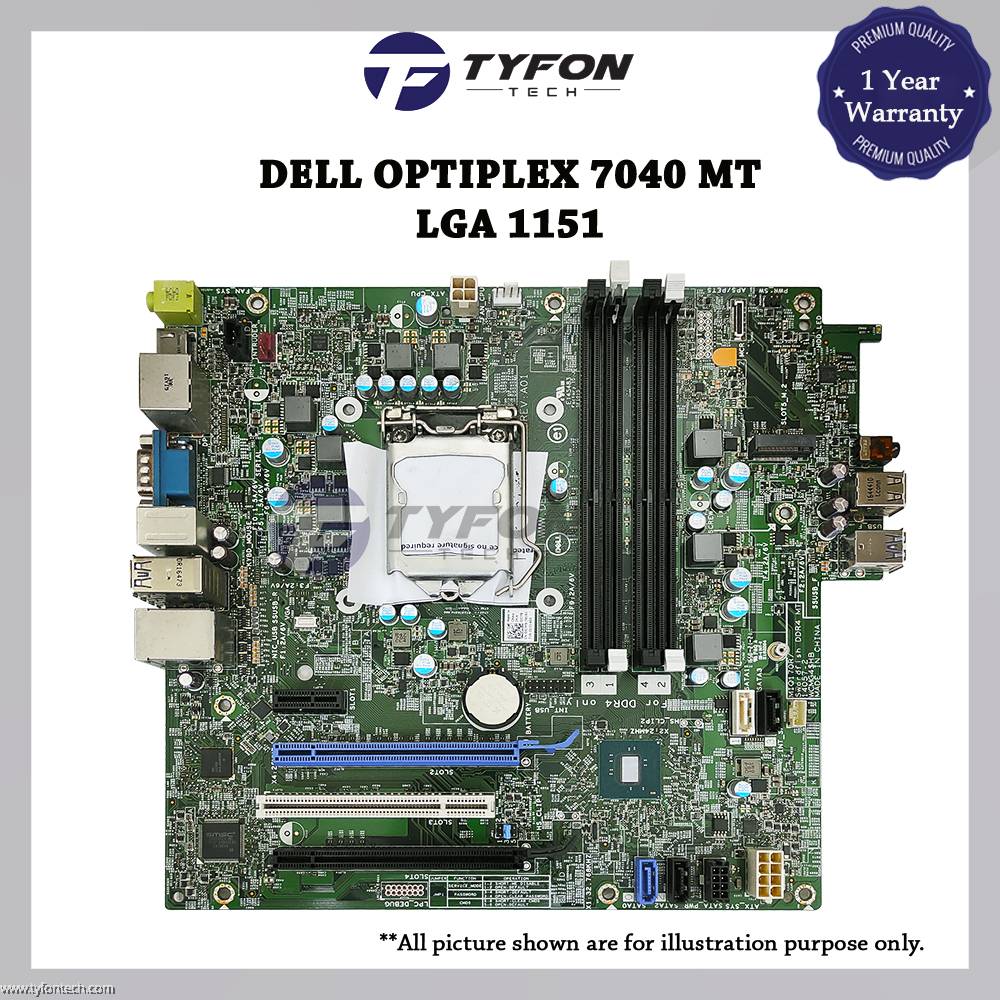 Scheda Madre Dell Optiplex 7040 MT LGA 1151 DDR4 – 0FTVXT Con Scudo I/O, Usata Ma Funzionante!