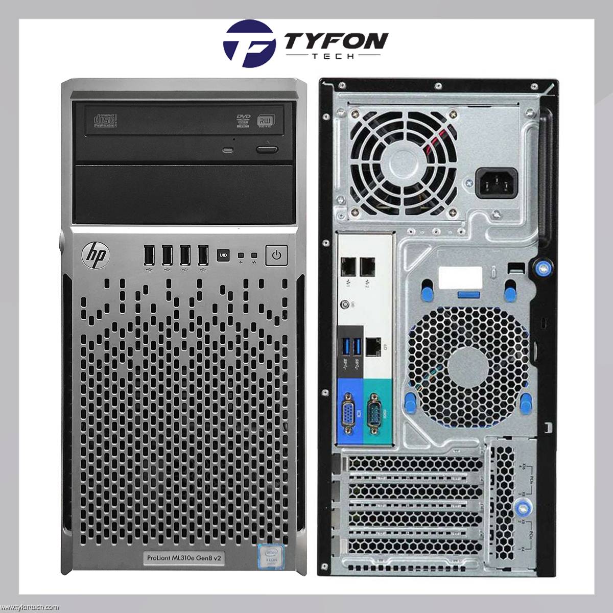 HPE ProLiant ML310e Gen8 v2 Xeon E3-1220 8GB DDR3 RAM 500GB HDD