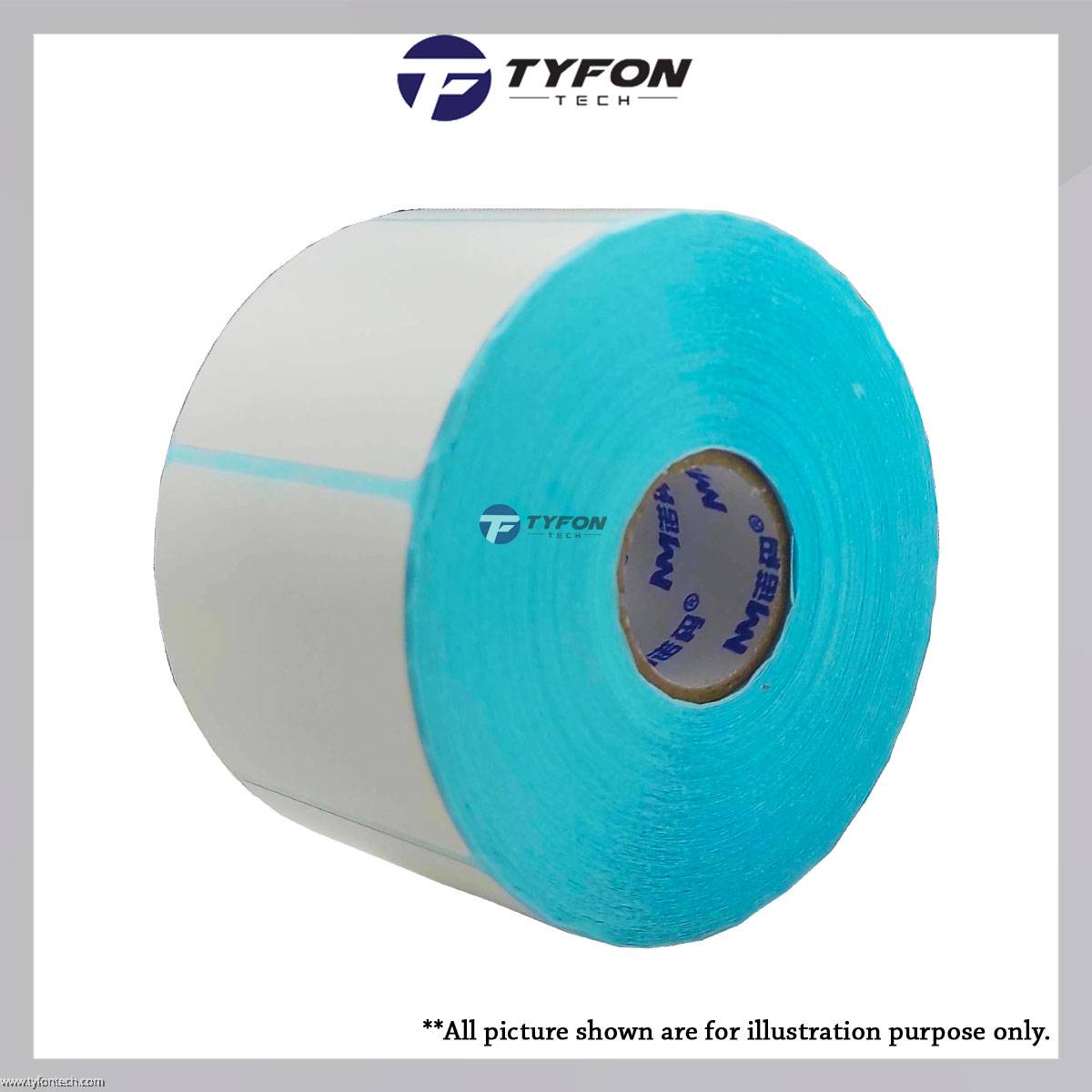 Blank Thermal Label Barcode Sticker 50mm x 40mm (950pcs/roll)