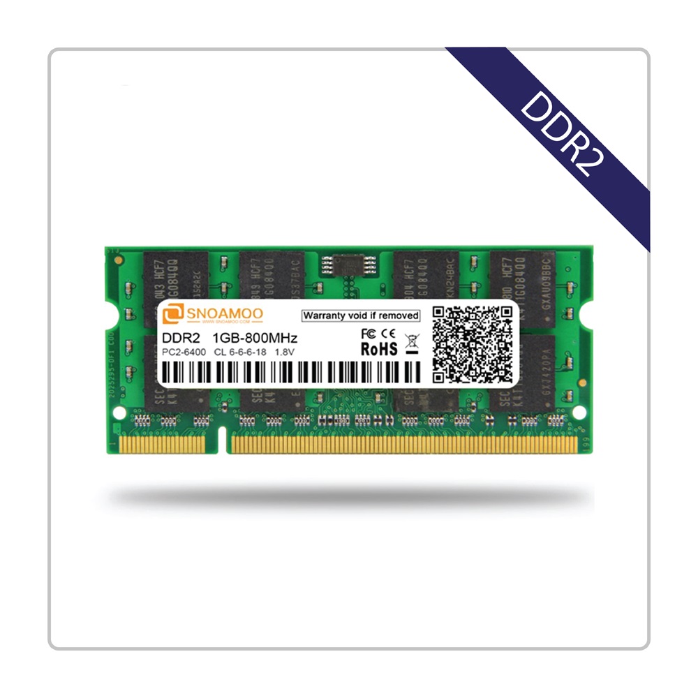Barrette Mémoire DDR2 2Go 800MHz SODIMM Hynix Pour PC Portable - Occasion