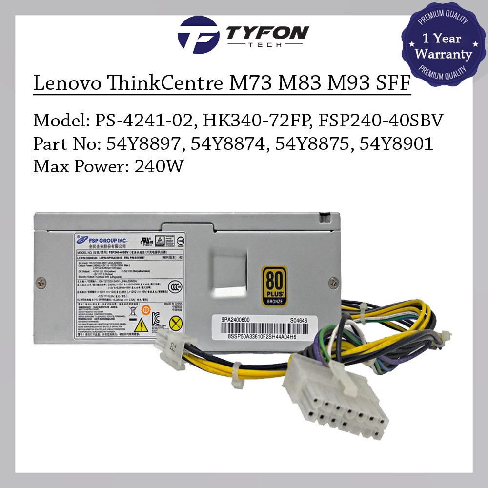 Lenovo ThinkCentre M73 M78 M82 M83 M92 M93 Thinkstation E31
