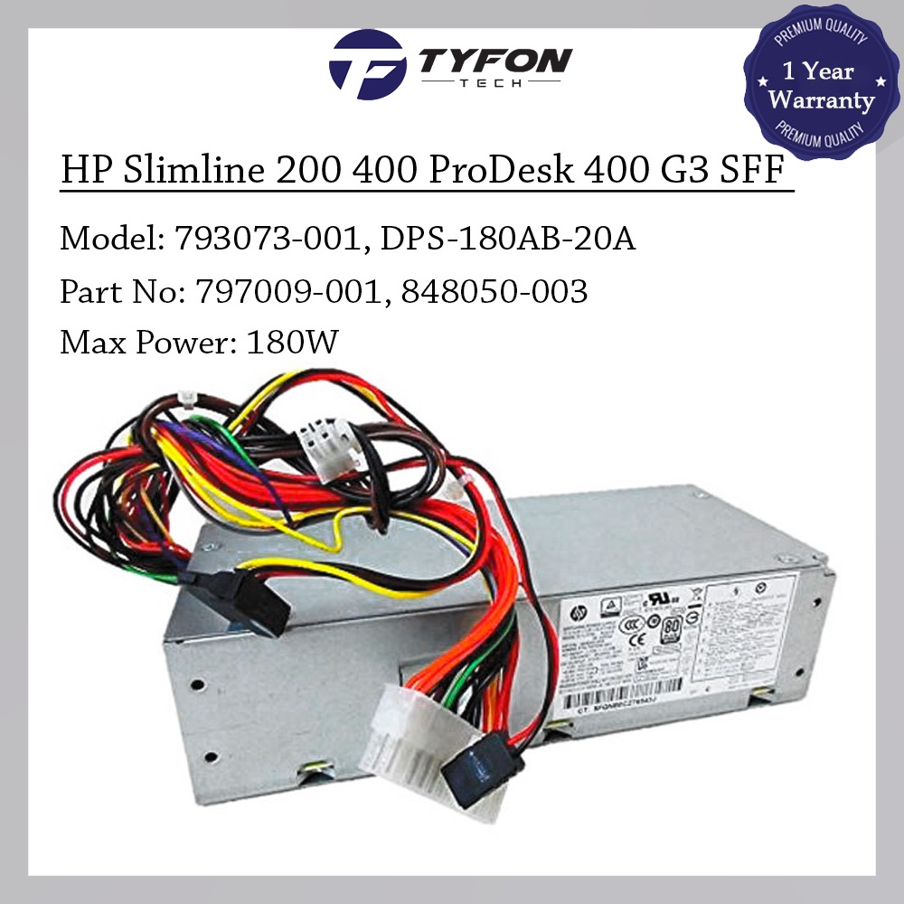 HP Slimline 200 400 260 270 450 455 ProDesk 400 G2 400 G3