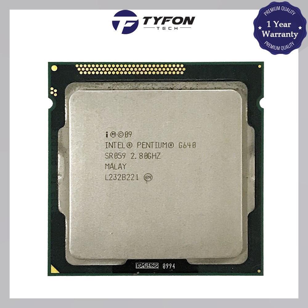 Intel Pentium G640 Desktop Processor (3M Cache, up to 2.80 GHz