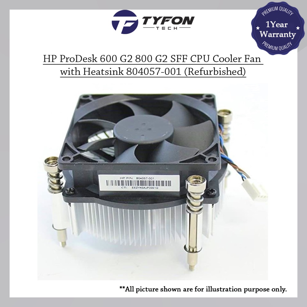 HP ProDesk 600 G2 800 G2 SFF CPU Cooler Fan with Heatsink 804057001