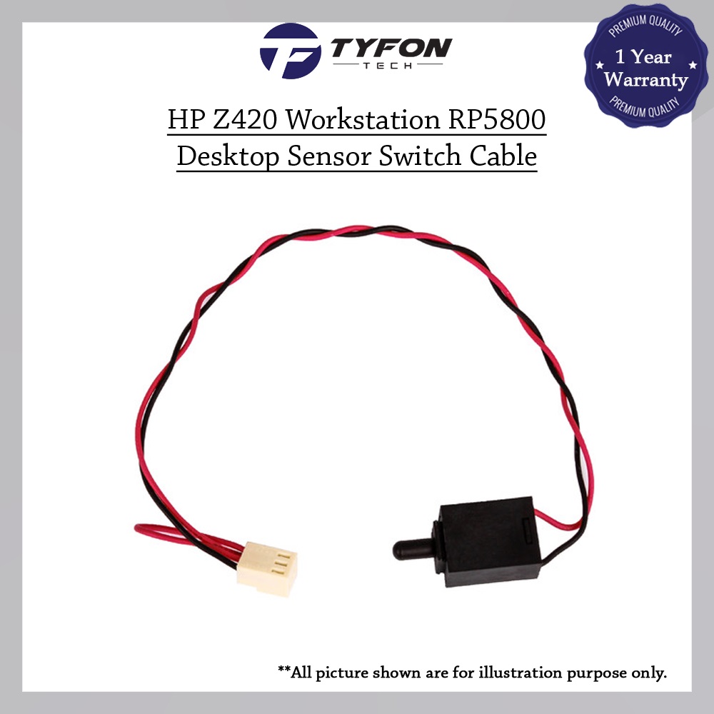 HP Z420 Workstation RP5800 Desktop Hood Lock Sensor Switch Cable 628644