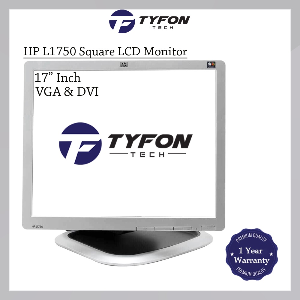 HP 17" Inch LCD Monitor L1750 Square (Refurbished)