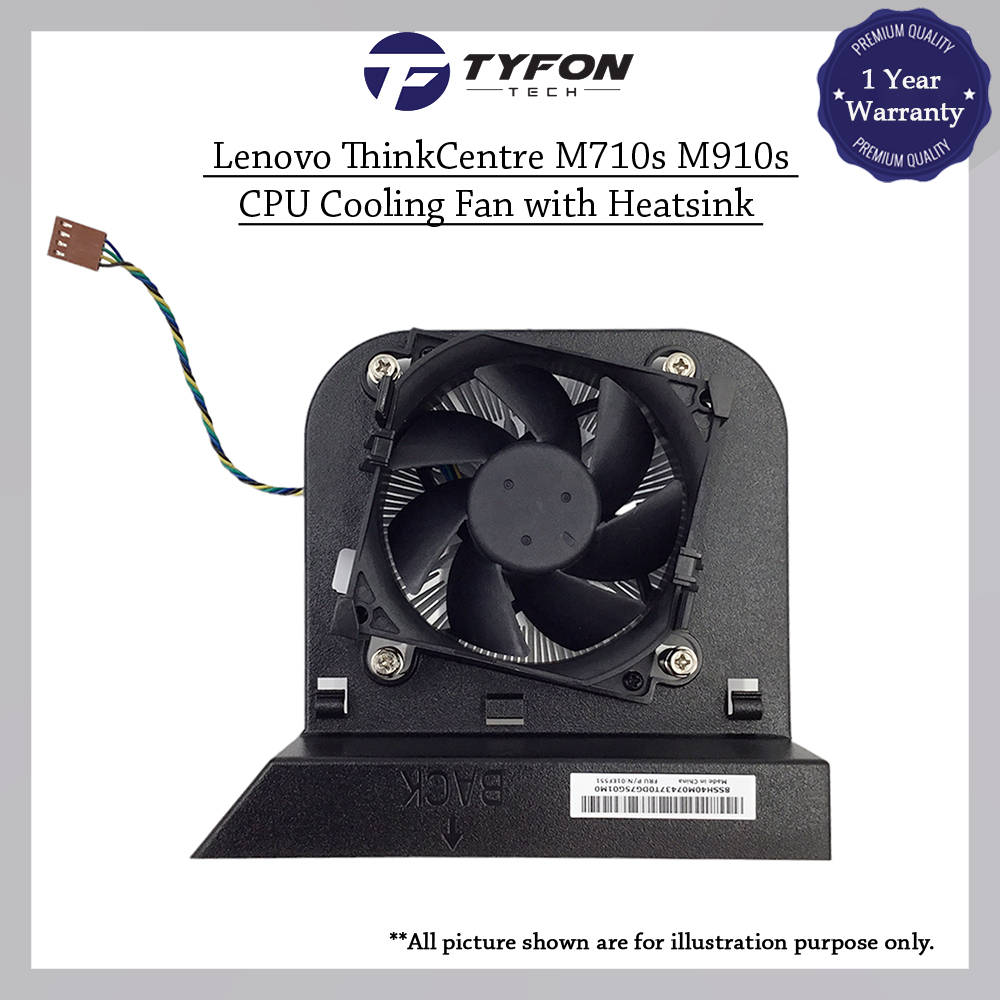 Lenovo ThinkCentre M710s M910s IdeaCentre M710s M910s CPU Cooling Fan with Heatsink 01EF550