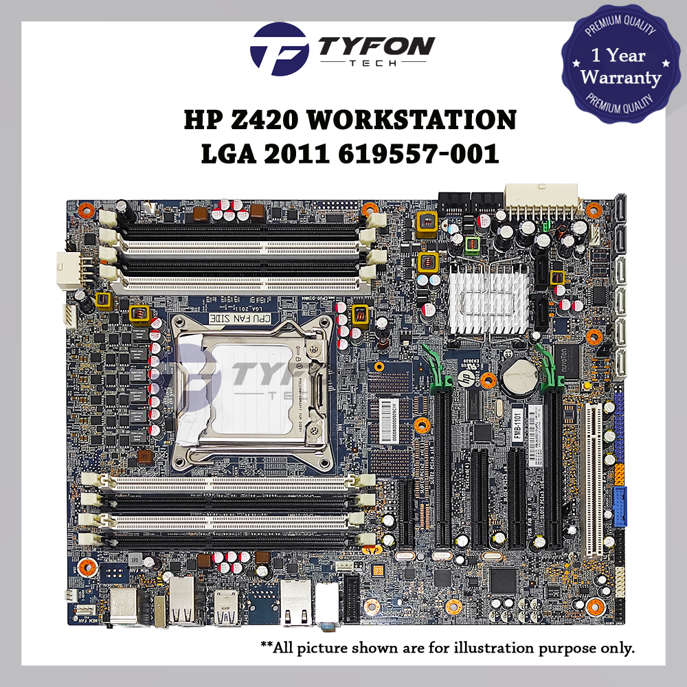 HP Z420 Workstation Server Motherboard Chipset X79 LGA 2011 C602 618263
