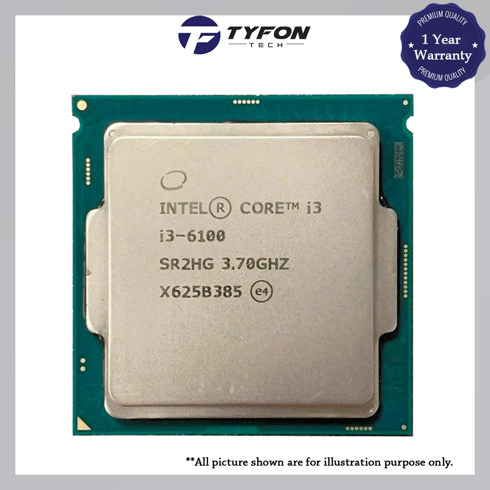 Cpu Core I3 6100 Socket Type Intel Core I3-6100 (2x SR2HG Skylake