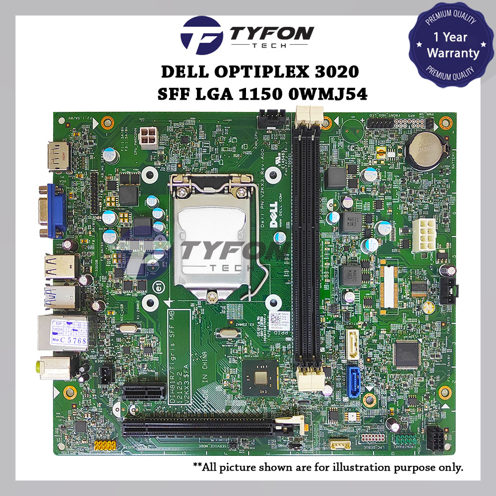 Dell Optiplex 3020 SFF LGA 1150 Desktop Motherboard 0WMJ54 04YP6J